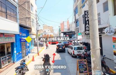 VENTA DE TERRENO DE 299 M2 EN EXCELENTE UBICACIÓN EN EL CENTRO DE CHICLAYO